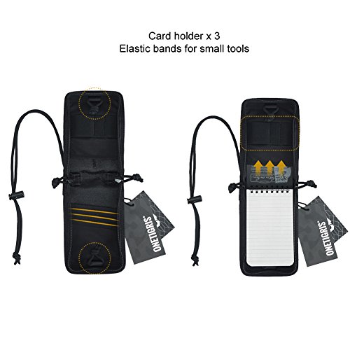 OneTigris 3" x 5" Notebook Cover without Notebook (Black)