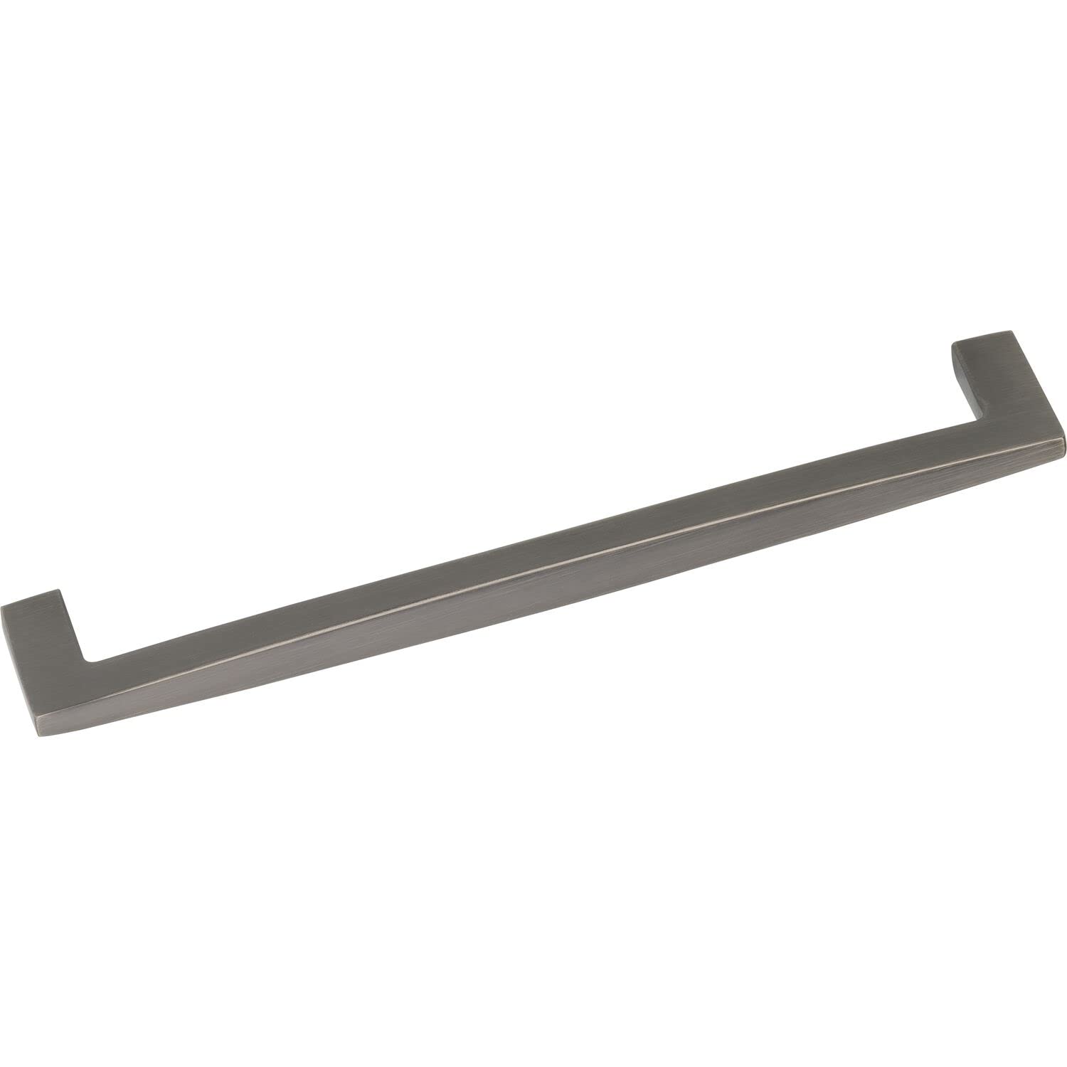 OBF Grimme 72266820 Ellef Furniture Handle (Barell), Width 172 mm, Cabinet Handle ZN Stainless Steel Effect, Dark, Silver, Hole Spacing 160 mm