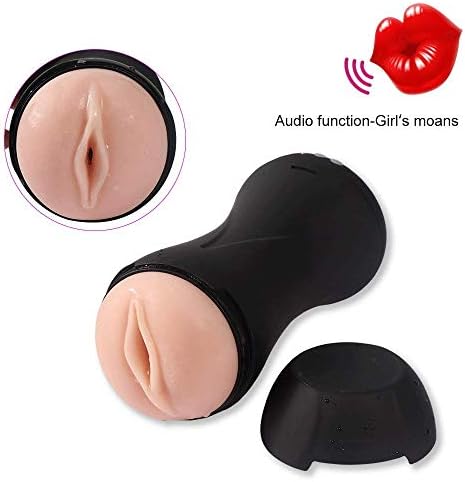 Lifelike Medical-Grade Vibrating Pocket Blow Job Device with Plump Ribbed for All Over Body Deep Tissue Muscle Therapy with Female Voice Moans 100% Safe Sleeve