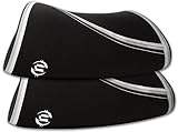 Premium Elbow Sleeves (Pair) 5mm Neoprene - Compression & Support for Weightlifting, Powerlifting, Cross Training, Tennis, Basketball... For Both Men & Women - 1 Year Warranty
