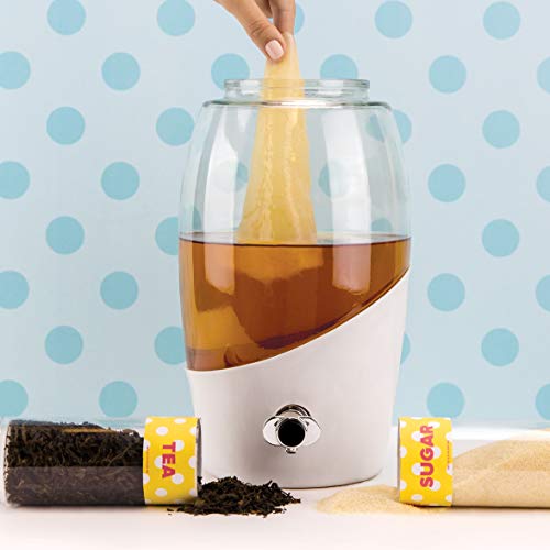 Mortier Pilon Jar5L 5L Kombucha Brewing Jar, 5 L, White Pricepulse