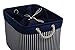 Basket for Organizing Cube Stgorage Bin - Fabric Storage Cubes Collapsible Baskets for Shelves with Rope, Bins for Organization Cloth Toy Decorative Laundry 16(L) x 12(W) x 12(H) inch