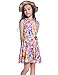 Jxstar cat Party Supplies Girls Dresses Size 6 Little Girl Dress Girls Clothes Size 7 Elementary School Cat 130