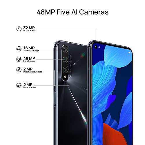 HUAWEI-Nova-5T-Smartphone-de-626-6-GB-RAM128-GB-ROM-5-cmaras-IA-FullView-Display-Sensor-de-Huella-Lateral-3750-mAh-Dual-SIM-Android