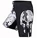 Verus Men's Mixed Martial Art Shorts (Black/Grey, Medium)