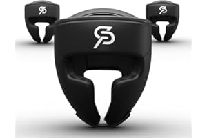 SAEEPABUL Boxing Headgear, Head Guard for Kids Adult Men, One Fits All Ages MMA Training and Kickboxing, Karate Taekwondo Muay Thai Headgear Martial Arts Helmet