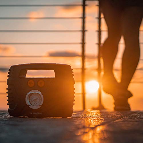 Kensun AC/DC Power Supply Portable Air Compressor Pump with Analog