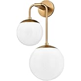 Troy Lighting B1122-PBR Brogan - 2 Light Wall Sconce 22.25 inches Tall and 12.75 inches Wide - Patina Brass Finish