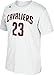 NBA Cleveland Cavaliers LeBron James #23 Men's 7 Series Name & Number Short Sleeve Tee, Medium, White