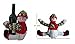 O.D 2pcs Cute Santa Claus & Snowman Doll Wine Bottle Hold Cover Party Christmas Table Decoration