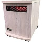 SUNHEAT USA1500-M Indoor Infrared Space Heater, 150100009 (Antique White)