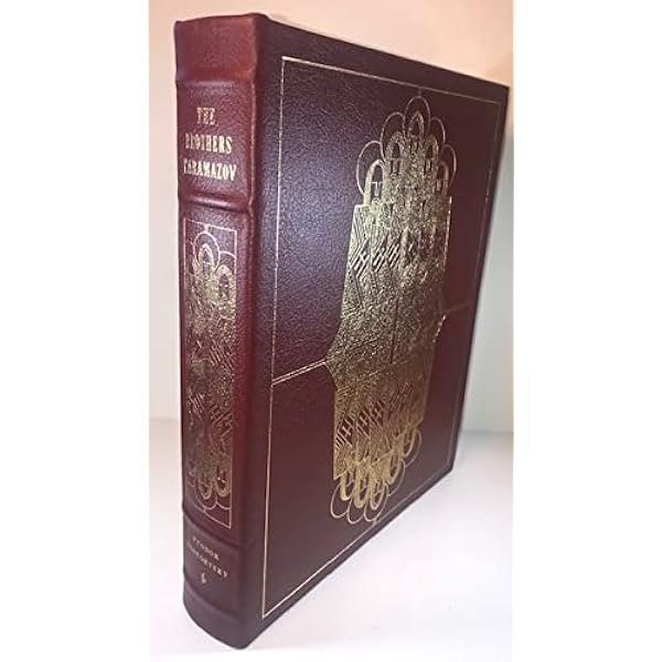 Vintage Leather Brothers Karazmakov by Feodor Dostoevsky, 1985, Franklin Library www.np.gov.lk