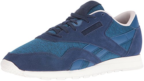 Reebok men s cl nylon j fashion sneaker, noble blue/col…