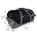 Dalix 21'' Large Duffle Bag with Adjustable Strap (Black Gray)