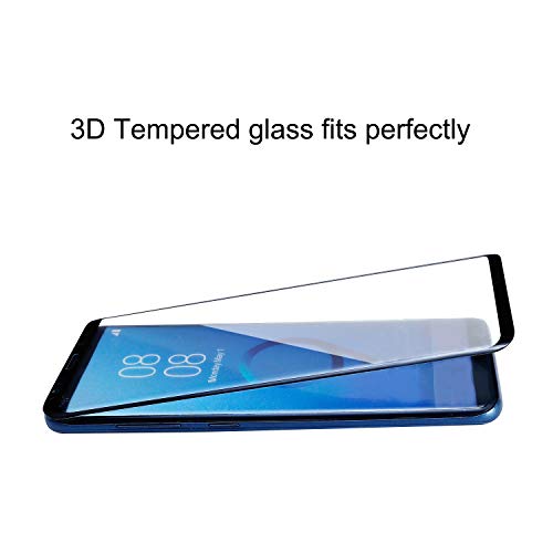Galaxy S9 Screen Protector Glass,ELYAN Full Coverage Tempered Glass[3D Curved] [Anti-Scratch] [Anti-Bubble][High Definition] Tempered Glass Screen Protector Compatible Samsung Galaxy S9(5.8") - Thumbnail 4