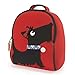 Dabbawalla bags Scottie Dog Backpack, Red/Black