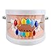 TOPGRILLZ Vampire Teeth LGBTQ Grills for Your Teeth Rainbow Grillz Silver Grills for Teeth for Women Hip Hop 14K Gold Plated Colorful Vampire Fang Top Bottom Gold Grillz Teeth Men Cosplay Rapper Costume