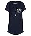Aeropostale Women's New York 87 Ribbed Henley Shirt