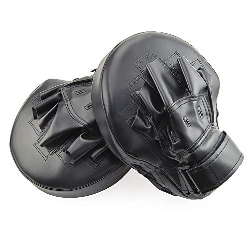 AUPCON Curved Punching Mitts Boxing Pads - MMA Punch Mitts Training Boxing Punch Focus Mitts Target Focus Punch Pad Gloves Karate Muay Thai Kickboxing