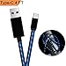 USB Type C Cable, Tomoson 4ft LED Light Up Visible Flowing Fast Charger Charging Cord for Samsung Galaxy S10/S10E/S9/S8/Plus/Note 9/Note8/LG G8 and More