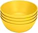 Green Eats 4 Pack Snack Bowl, Yellow