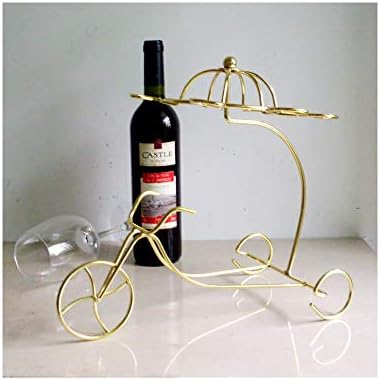 Kaiqinsn Creative Wine Rack Metal Wine Cup Holder Whisky Stand