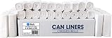 Reli. 2-4 Gallon Trash Bags (2000 Count Bulk) Small Clear Garbage Bags (2 Gallon - 3 Gallon - 4 Gallon Garbage Bags), 2 Gal - 4 Gal Small Clear Trash Bags Office, Bulk