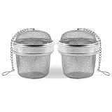 2 pack Stainless Steel 3 Inch Spice Ball Tea