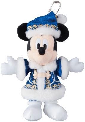 Mickey Mouse stuffed toy badge Disney Christmas 2014 [Tokyo Disney Sea Limited]