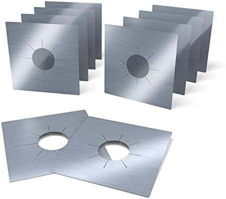 Stove Burner Cover, Reuseable Gas Range Protector Stove Top Liners With Double Thickness, Non-Stick, Easy To Clean (10-Pack)