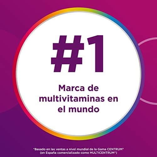 Suplemento alimentar multivitamínico feminino multicentrum com 13 vitaminas e 11 minerais, sem glúten, 30 comprimidos