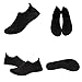 CIOR Men Women and Kids Water Shoes Barefoot Skin Shoes Anti-Slip For Beach Pool Surf Swim Exercise Sneaker,HT02Black0242.43