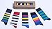 socks n socks-Men's 5-pair Luxury Cotton Striped Cool Dress Socks Gift Box