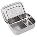 Stainless Steel Bento Lunch Box Containers - Healthy Bento Snack Eco Metal Lunch Box Container for Food Sandwich Thermos Tin, Large Meal Prep Storage Boxes for Adults and Kids with Lid