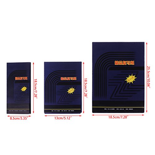 JUNESUN 50 Sheets Double Sided Carbon Copier Stencil Transfer Paper Stationery Supplies