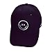 WILLTOO Embroidery Cotton Baseball Cap Boys Girls Snapback Hip Hop Flat Hat (Black)