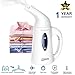 Evening Steamer for Clothes Handheld Clothes Steamer Fast Heat-up Wrinkle Remover Clothes Garment Fabric Steamer Remove Wrinkles Steam Soften Clean Sanitize Sterilize Defrost Perfect for Travel Home