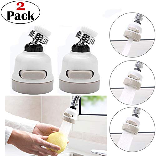 Kitchen Faucet Head, 360°Rotate Water Saving Tap With 3 Modes Spray Head Moveable kitchen Nozzle Filter Water Tap Head - Thumbnail 7