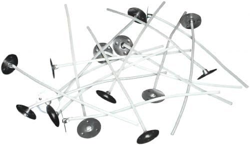 60 Wickworx Pre Waxed Wicks For Candle Making Votives / Small Candles (LX10). 80mm Long.Quantity
