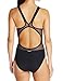 JL Pretty Black Sexy Mesh One Piece Swimsuit Female Swimming Suits for Women L
