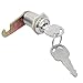 uxcell 17.5mm Thread Metal Tubular Cam Lock for Cabinet Drawer Tool Box