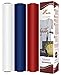 Firefly Craft America Heat Transfer Vinyl Bundle for Shirts - HTV Vinyl Bundle - Iron On Vinyl for Cricut and Silhouette Transfers - Iron on Vinyl Sheets - 3 Sheets per Pack (12