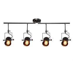 LALUZ Track Kit Semi Flush Mount Close to Ceiling