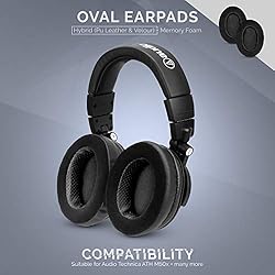 BRAINWAVZ Hybrid Memory Foam Earpad - Black