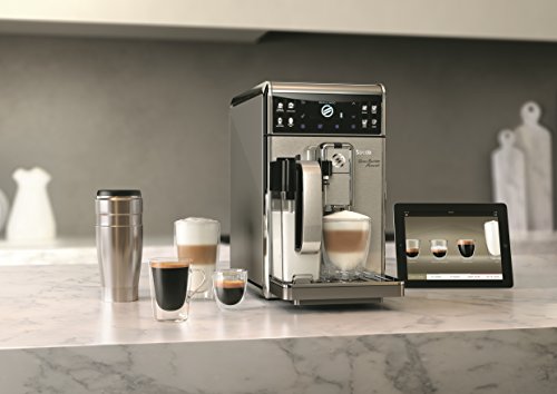 Saeco-HD897701-GranBaristo-Avanti-Kaffeevollautomat-AquaClean-Appsteuerung-integrierte-Milchkaraffe-silber