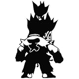 Street Fighter Akuma Back View - Cartoon Decal Vinyl Car Wall Laptop Cellphone Sticker