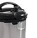 Elite Platinum EPC-813 Maxi-Matic 8Qt Electric Pressure Cooker with Glass Lid and 2 Racks, Black (Stainless Steel)