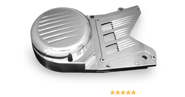 Amazon Com Modquad Stator Cover And Chain Guard Flaming Teardrop Front Flaming Teardrop Guard Automotive