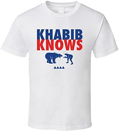 Assinom T Shirt Khabib Knows Nurmagomedov Russian Mixed Martial artist Fighting A Bear