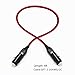 KUNCAN 4FT 12-24V Double Male to Male Cigarette Lighter Plug Extension Cable, with LED Lights, 16 AWG Heavy Duty Cable, Power Charger Cord, Fuse 10A